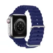 Dux Ducis óraszíj Apple Watch 2/3/4/5/6/7/8/9/SE, 42/44/45mm óraszíj, sötétkék