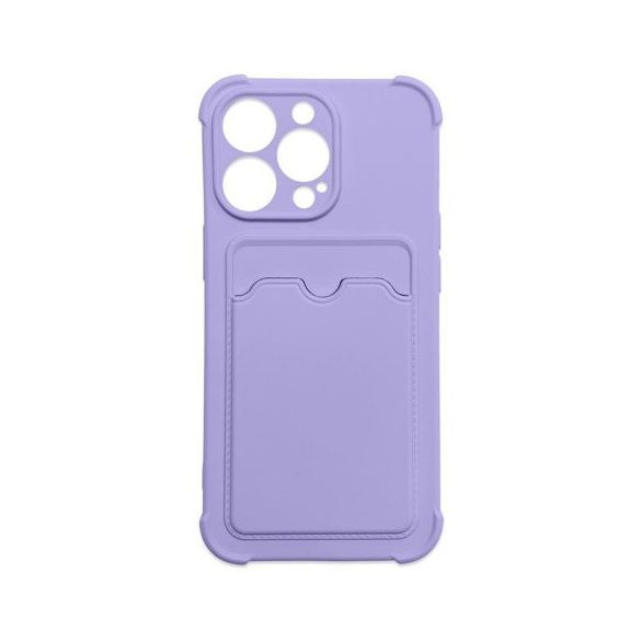 Card Armor Case iPhone 13 Mini ütésálló hátlap, tok, lila