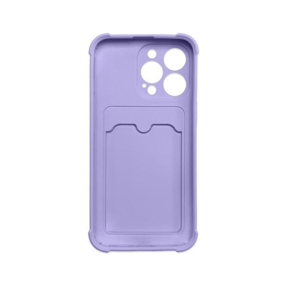 Card Armor Case iPhone 13 Mini ütésálló hátlap, tok, lila