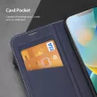 Dux Ducis Skin X2 iPhone 14 oldalra nyíló tok sötétkék