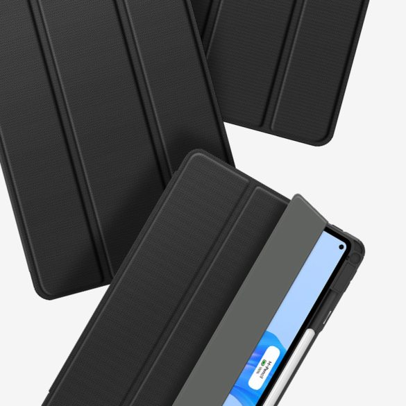 Dux Ducis Toby Series Huawei Matepad Pro 11 (2022) oldalra nyíló smart tok érintőceruza tartóval, fekete