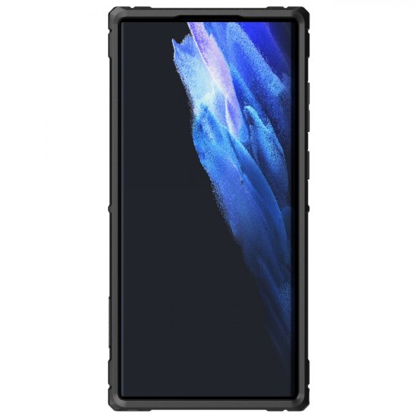 Nillkin Adventruer Samsung Galaxy S22 Ultra ütésálló hátlap, tok, fekete