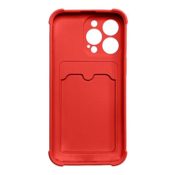 Card Armor Case Samsung Galaxy A32 4G ütésálló hátlap, tok, piros