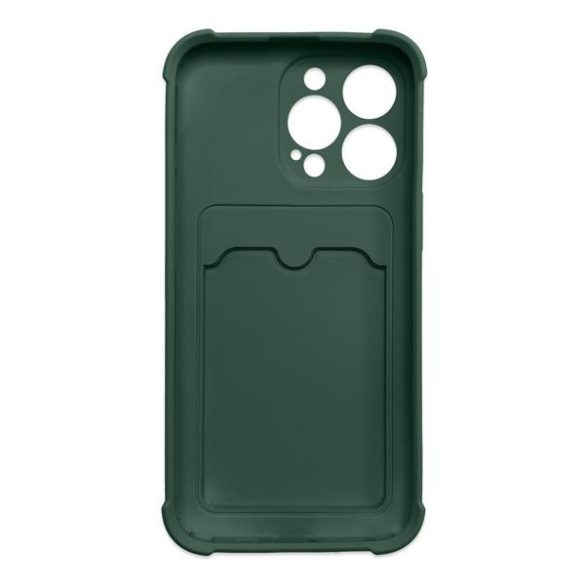 Card Armor Case Samsung Galaxy A32 4G ütésálló hátlap, tok, sötétzöld