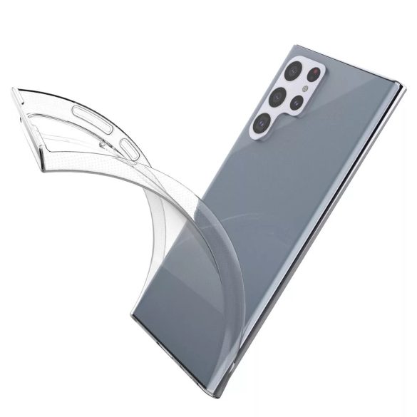 Samsung Galaxy S22 Ultra Slim Case 0.5mm szilikon hátlap, tok, átlátszó