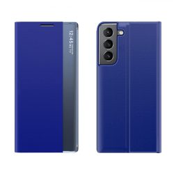   New Sleep Case Samsung Galaxy S22 oldalra nyíló tok, sötétkék
