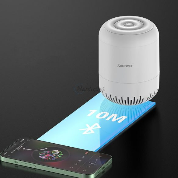 Joyroom JR-ML01 Bluetooth 5.0, Speaker, hordozható hangszóró, cseppálló, 5W, 2200mAh, fehér