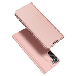   Dux Ducis Skin Pro Samsung Galaxy S22 Plus oldalra nyíló tok, rózsaszín