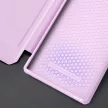 Dux Ducis Skin X Samsung Galaxy S22 Ultra oldalra nyíló tok, rózsaszín