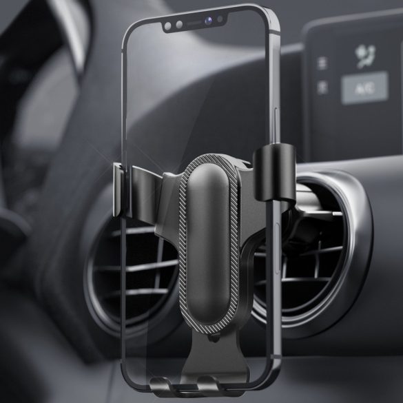 Dudao univerzális autós telefontartó, szellőzőrácsra, fekete