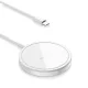 Dux Ducis C5 Wireless Charger Qi, MagSafe kompatibilis vezeték nélküli töltő, 15W, ezüst