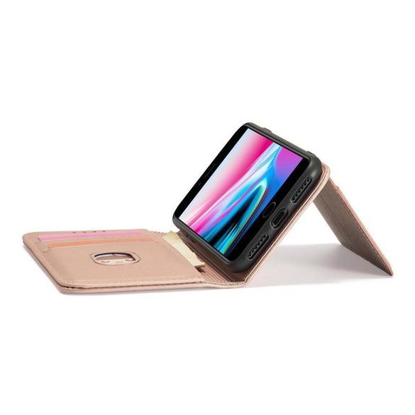 Magnet Card Case iPhone 7/8/SE (2020/2022) oldalra nyíló tok, rózsaszín