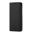 Magnet Card Case for Samsung Galaxy S22 Plus oldalra nyíló tok, fekete