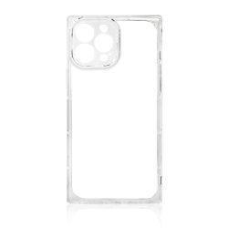 Square Clear Case iPhone 13 hátlap, tok, átlátszó