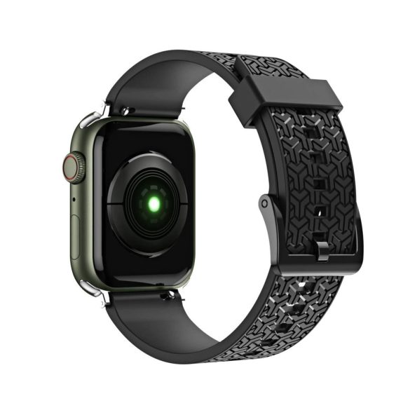 Watch Strap Y strap Apple Watch 7/SE, 42/44/45mm óraszíj, fekete