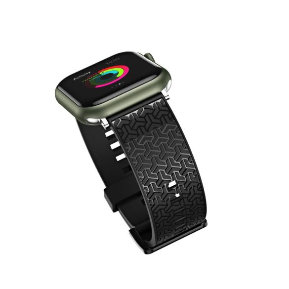 Watch Strap Y strap Apple Watch 7/SE, 42/44/45mm óraszíj, fekete