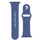 Silicone óraszíj Apple Watch 2/3/4/5/6/7/8/9/SE, 38/40/41mm szilikon óraszíj, sötétkék