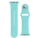 Silicone óraszíj Apple Watch 2/3/4/5/6/7/8/9/SE, 42/44/45mm szilikon óraszíj, világoskék