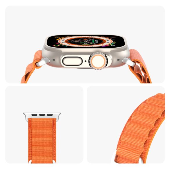 Silicone Strap Apple Watch 2/3/4/5/6/7/8/9/SE/Ultra, 42/44/45/49mm szilikon óraszíj, rózsaszín