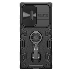   Nillkin CamShield Armor Pro Magnetic Case Samsung Galaxy S23 Ultra ütésálló hátlap, tok, fekete