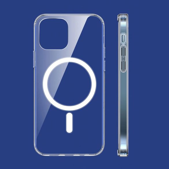 Wk Design Anti-Knock MagSafe iPhone 12 Pro Max hátlap, tok, átlátszó