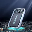 Joyroom JR-W020 PD 3.0 & QC 3.0 Power Bank and Qi Wireless Charger, MagSafe kompatibilis, 10000 mAh, 20W hordozható külső akkumulátor és vezeték nélküli Qi töltő, fekete