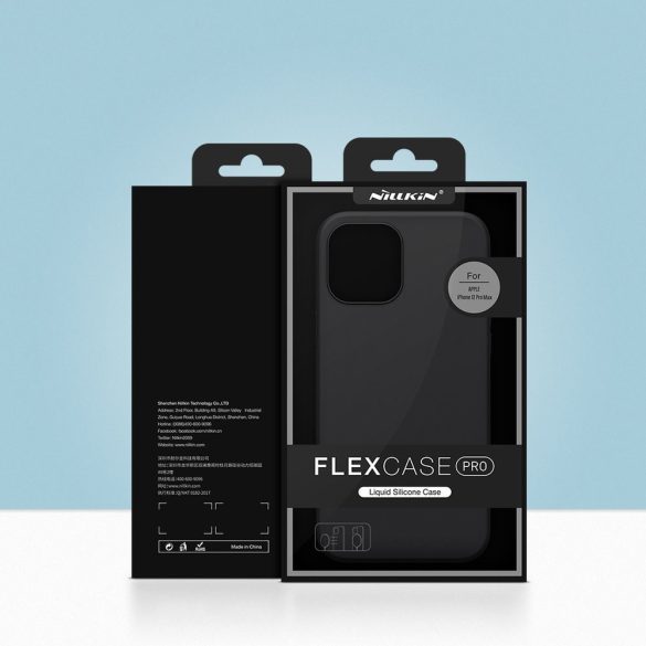 Nillkin Flex Pure Magsafe Iphone 12 Pro Max hátlap, tok matt, sötétkék