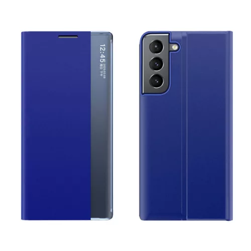 New Sleep Case Samsung Galaxy S23 Plus oldalra nyíló tok sötétkék