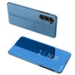 Clear View Case cover Samsung Galaxy S23 Plus oldalra nyíló tok sötétkék