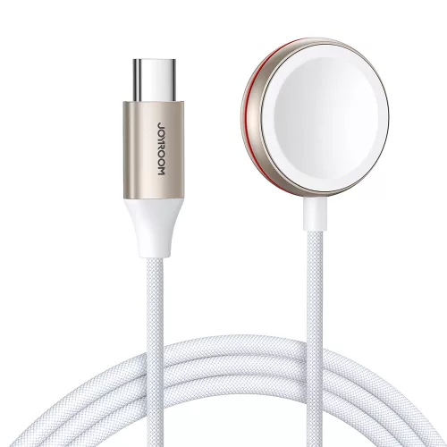 Joyroom S-IW011 Apple Watch USB-C mágneses töltő, 1.2m, fehér
