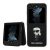 Karl Lagerfeld Samsung Galaxy Z Flip 5 Silicone Ikonik (KLHCZF5SNIKBCK) hátlap, tok, fekete