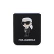 Karl Lagerfeld Samsung Galaxy Z Flip 5 Silicone Ikonik (KLHCZF5SNIKBCK) hátlap, tok, fekete