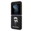 Karl Lagerfeld Samsung Galaxy Z Flip 5 Silicone Ikonik (KLHCZF5SNIKBCK) hátlap, tok, fekete