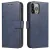 Smart Elegant iPhone 15 Pro oldalra nyíló tok, sötétkék