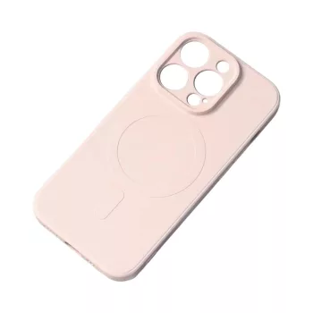   MagSafe Silicone Case iPhone 15 MagSafe hátlap, tok, rózsaszín
