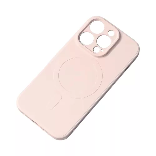 MagSafe Silicone Case iPhone 15 MagSafe hátlap, tok, rózsaszín