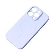   MagSafe Silicone Case iPhone 15 Pro magsafe kompatibilis hátlap, tok, világoskék