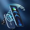 Choetech T200-F Magnetic Car Mount Qi, MagSafe kompatibilis autós tartó és töltő 15W szellőzőrácsra, + USB-C kábel, fekete