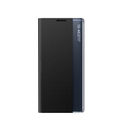   New Sleep Case Samsung Galaxy S24 oldalra nyíló tok, fekete