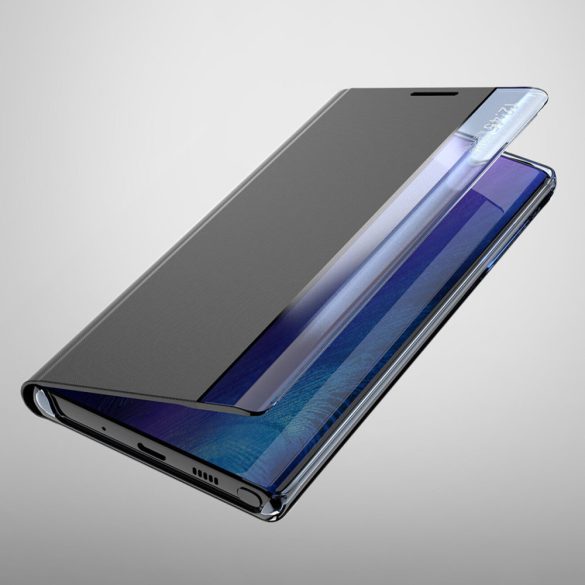 New Sleep Case Samsung Galaxy S24 Plus oldalra nyíló tok, fekete