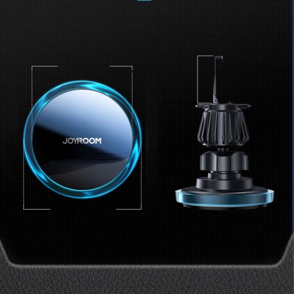Joyroom JR-ZS291 Car Magnetic Holder Qi Wireless Induction Charger Magsafe kompatibilis vezeték nélküli töltő és tartó, szellőzőrácsra, mágneses, 15W, ezüst