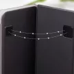 Clear View Case cover Samsung Galaxy A20s oldalra nyíló tok, rózsaszín