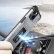 Crystal Ring Kickstand iPhone 13 kitámasztható ütésálló hátlap, tok, fekete