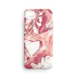   Wozinsky Marble cover iPhone 13 Pro Max márvány mintás hátlap, tok, rózsaszín