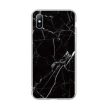 Wozinsky Marble case iPhone 11 márvány mintás hátlap, tok, fekete