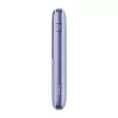Baseus PPBD040005 Bipow Power Bank, hordozható külső akkumulátor 2xUSB/USB-C, USB-C kábellel, 10000 mAh, 22.5W, lila