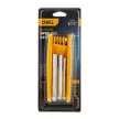 Deli EDL230308 8db-os imbuszkulcs készlet, 1.5-8mm, sárga