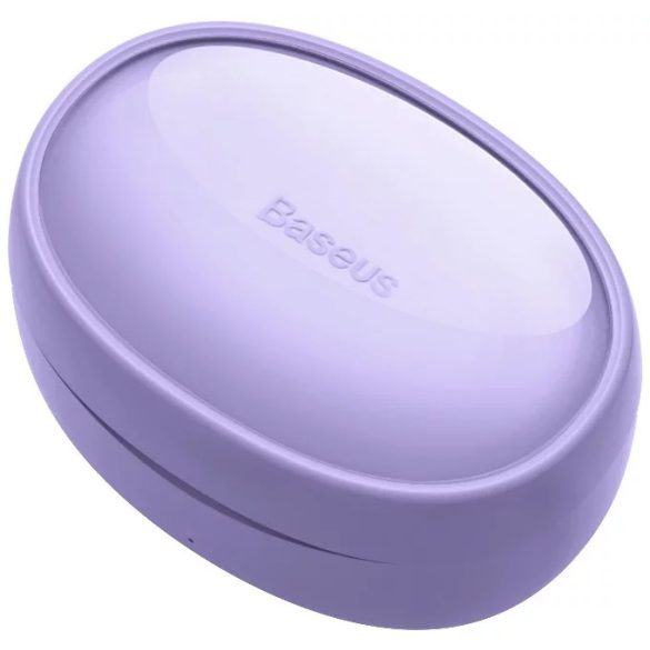 Baseus Bowie E2 Bluetooth 5.2 Earphone, Headset, vezeték nélküli töltés funkcióval, lila