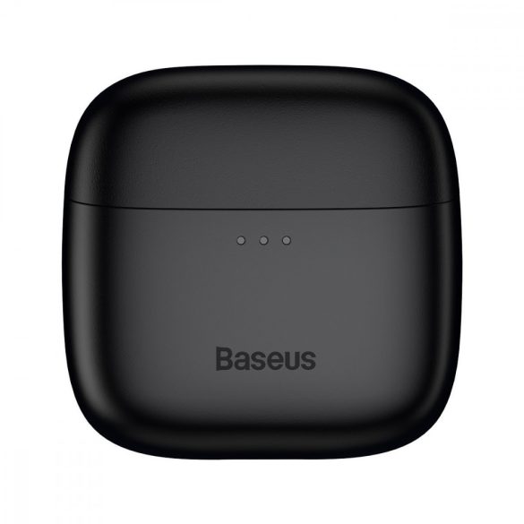 Baseus Bowie E8 Bluetooth 5.0 Earphone, Headset, vezeték nélküli töltés funkcióval, fekete