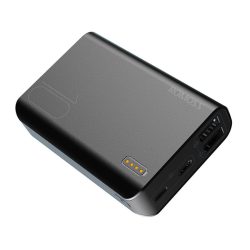   Romoss Sense 4 Mini Powerbank, hordozható külső akkumulátor 2xUSB-A/USB-C/Micro-USB, 10000 mAh, fekete